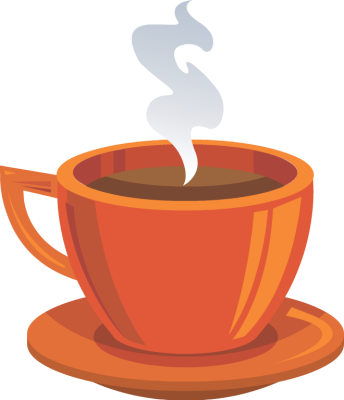 Tea Cup Clipart Coffe - Cup Of Tea Clip Art (344x400), Png Download