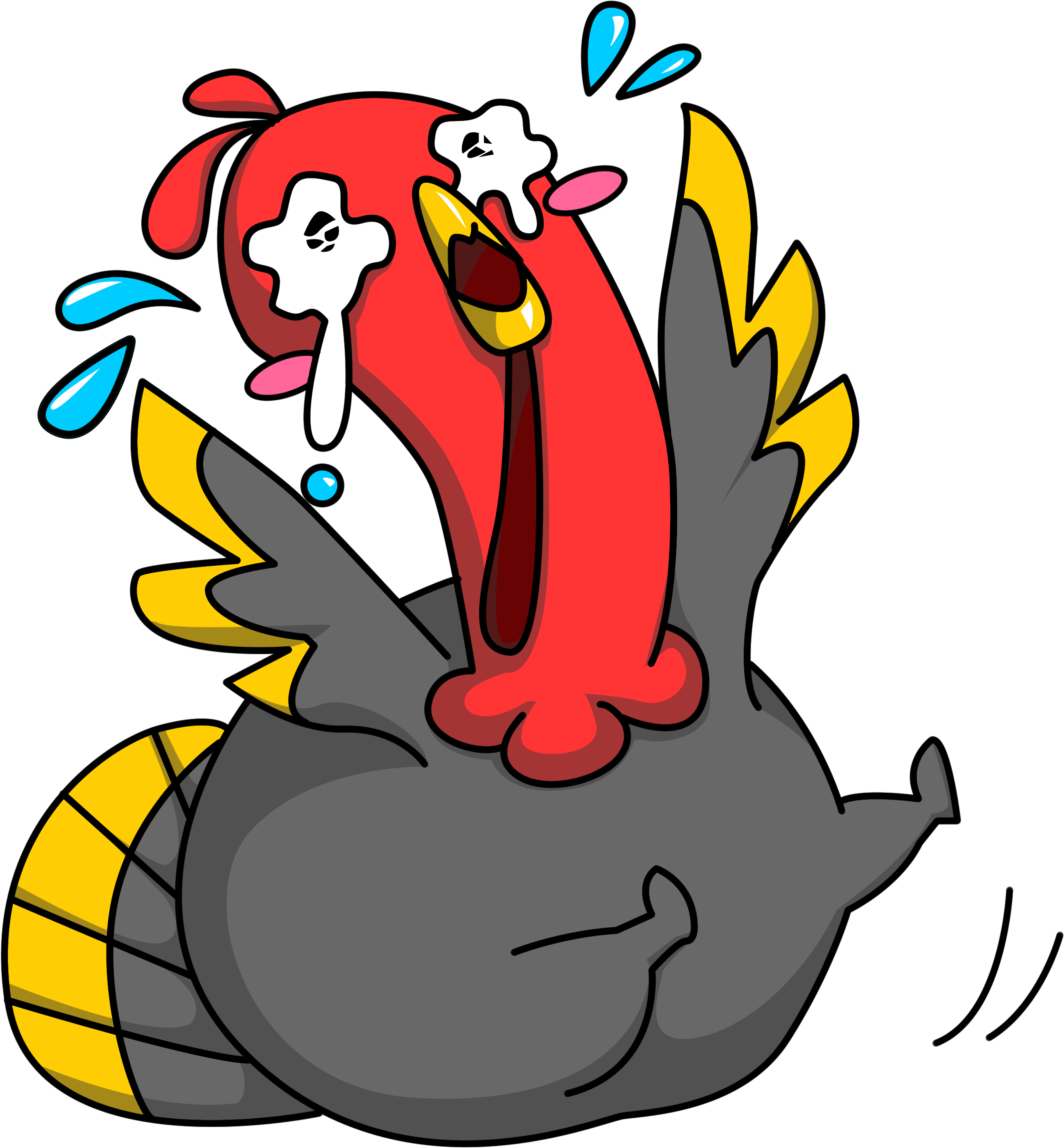 Turkey Rooster Thanksgiving Clip Art (4134x4134), Png Download
