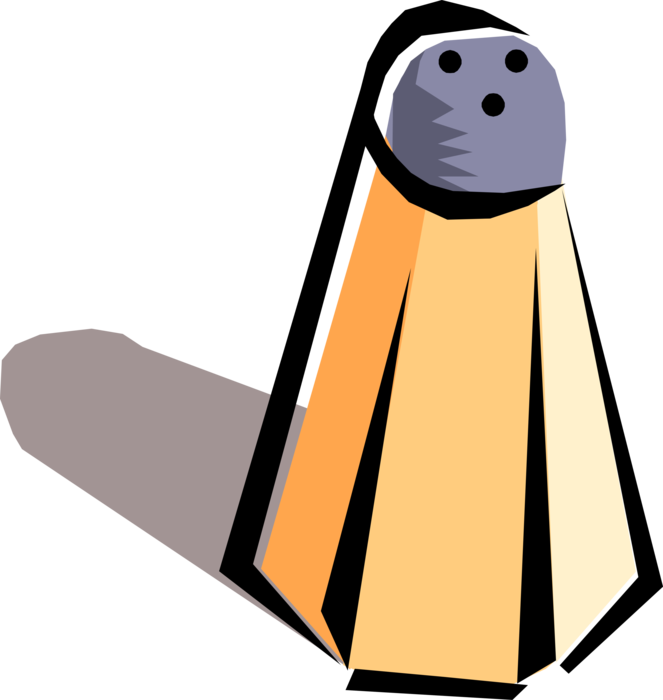 Vector Illustration Of Salt Shaker Condiment Dispenser (663x700), Png Download