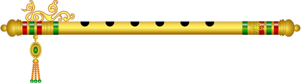 Isi Ki Wajah Se Hum Log Koi Bhi Dhun Yeah Gaana Perfectly - Lord Krishna Flute Png (1024x283), Png Download