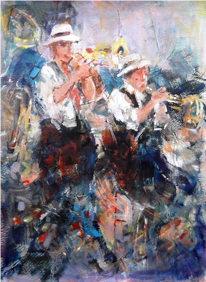 Jazz Musicians In Concert - Ballet (550x550), Png Download