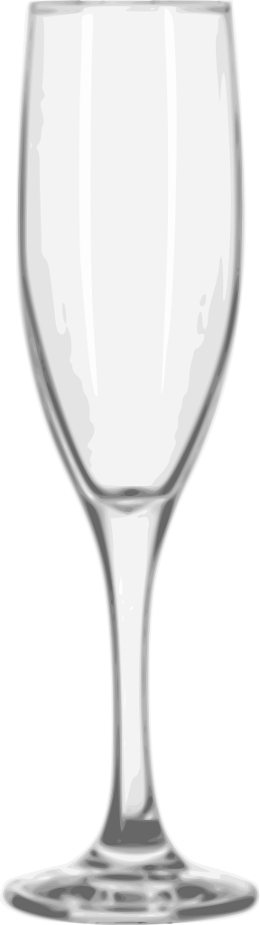 File - Flute Glass - Svg - Flute Png Glass (288x1022), Png Download