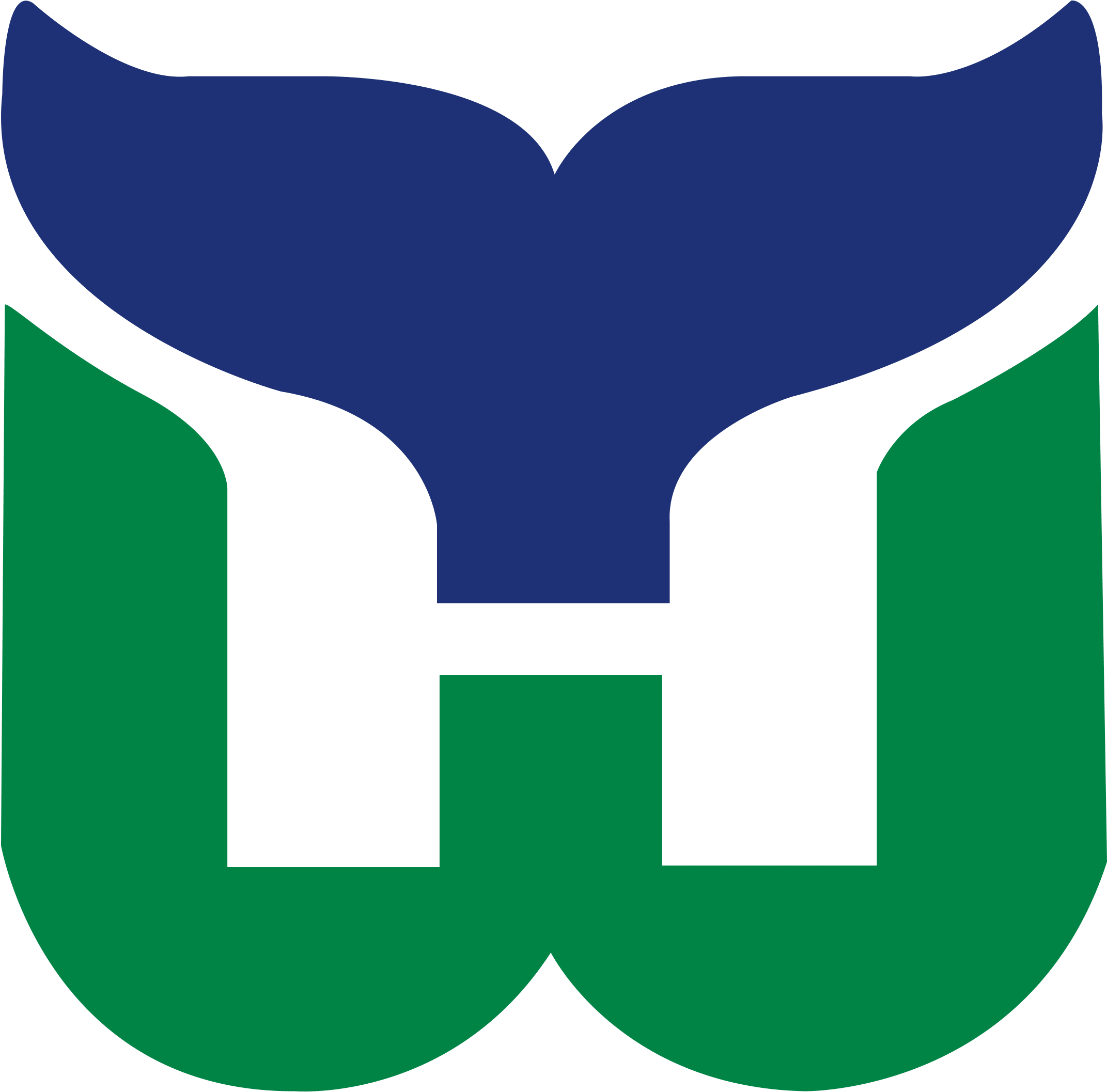 New England Whalers Logo Hartford Whalers - Hartford Whalers Logo (1031x1024), Png Download