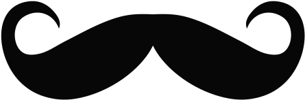 Moustache Png (500x255), Png Download