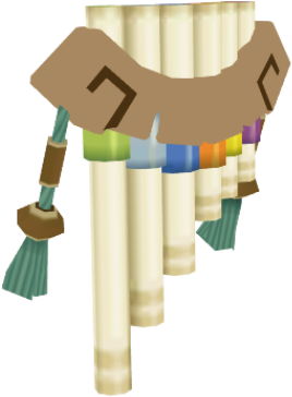 Download Zip Archive - Legend Of Zelda Spirit Tracks Flute (750x650), Png Download