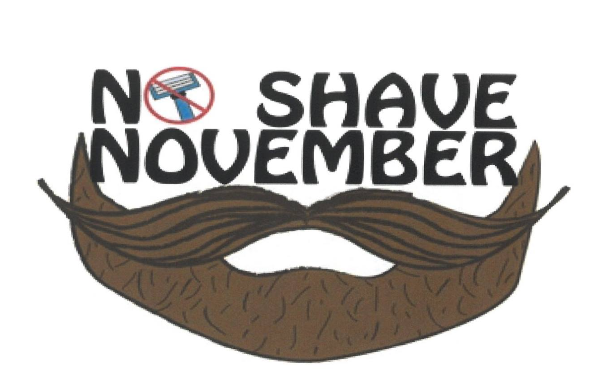 No Shave Movember Mustache Png Transparent Images - No Shave November Png (2000x1289), Png Download