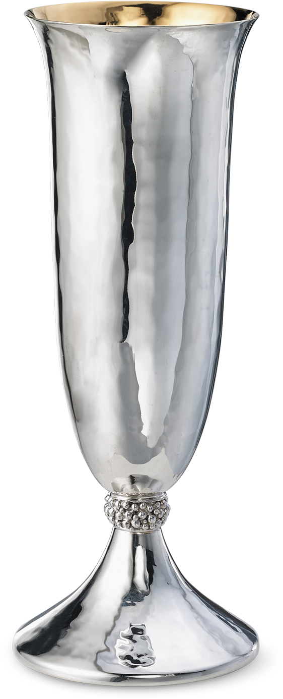 Buccellati - Beakers - Caviar Flute - Silver - Champagne Stemware (1800x1800), Png Download
