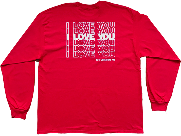 Image Of I Love You Long Sleeve Tee - T-shirt (750x750), Png Download