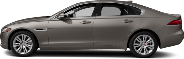20d 2018 Jaguar Xf Sedan 20d - Jaguar Xj Side 2018 (640x208), Png Download