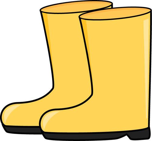 Safari Clipart Boot - Rain Boots Clipart (500x463), Png Download