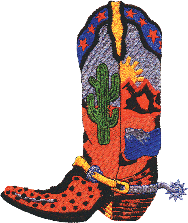 Cowboy Boot Clipart The Cliparts - Cowboy Boot Clipart (675x798), Png Download