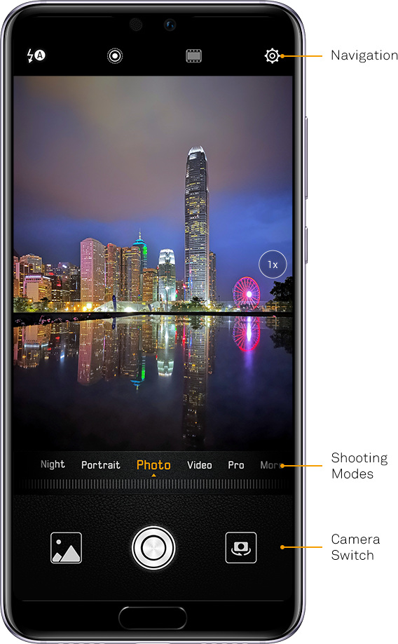 New Camera Interface - Camera (568x918), Png Download