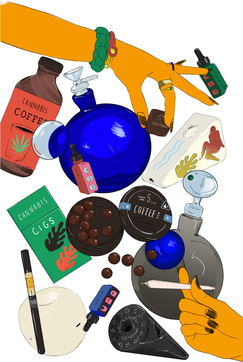 Weed Jumble (1000x1667), Png Download