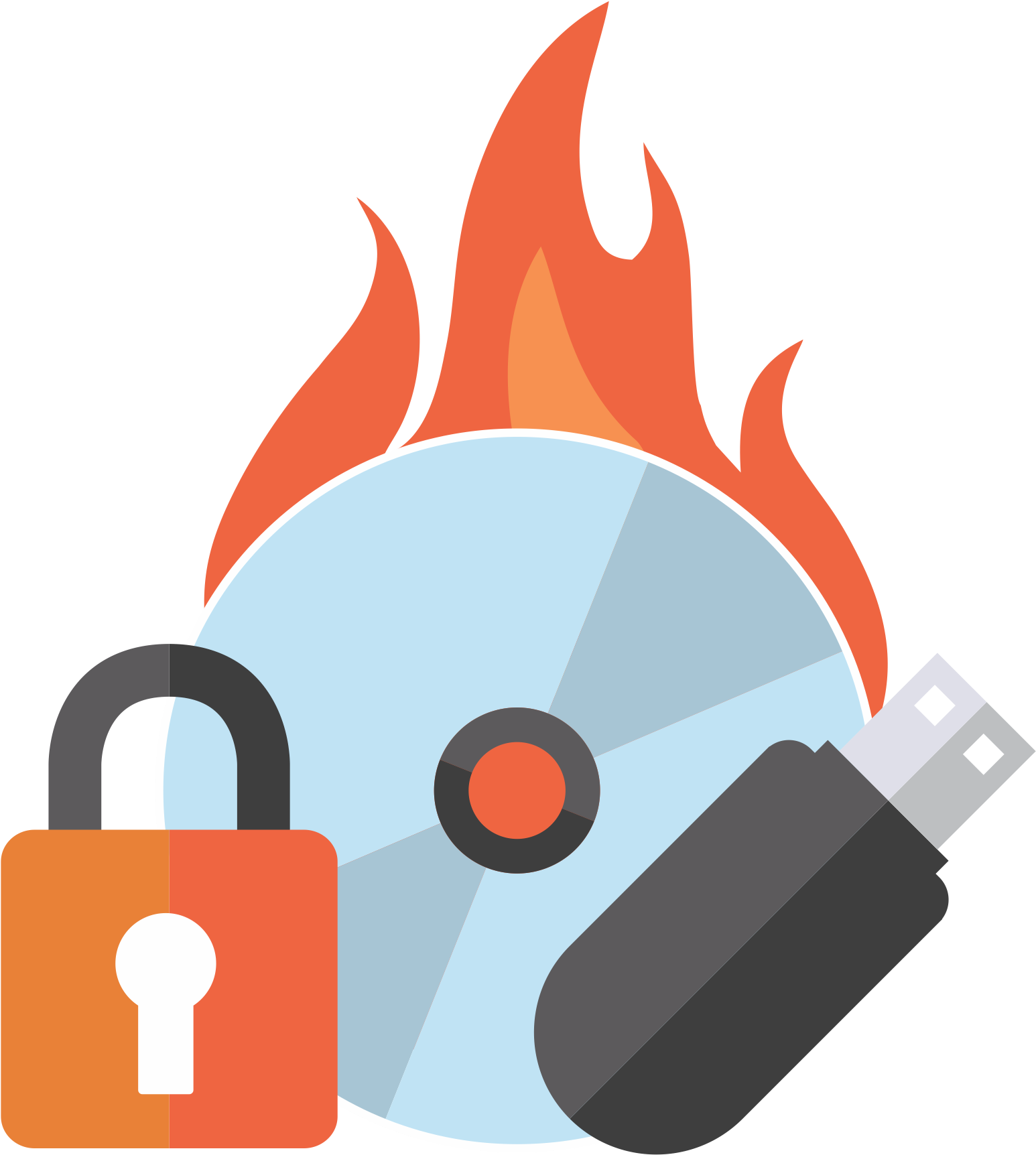 Roxio Secure Burn - Roxio Secure Burn 4 Enterprise (1602x1769), Png Download