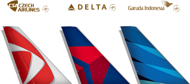As A Delta Virtual Air Lines Pilot, Enjoy Flying With - Skyteam Member (713x304), Png Download