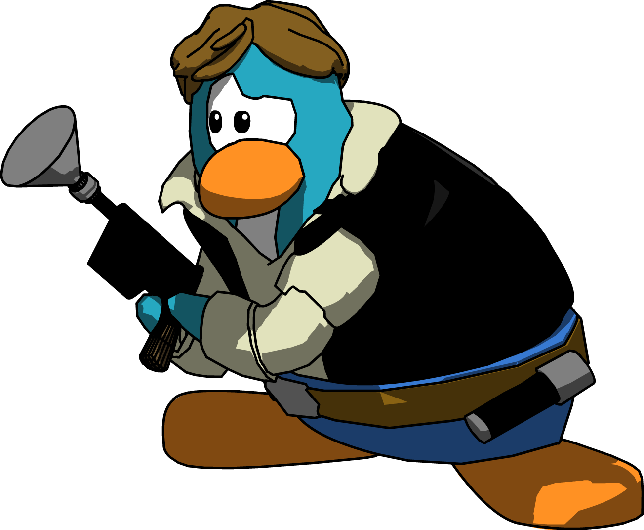 Starwars 2013 Game Shooter Player - Snow Blasters Club Penguin (1304x1072), Png Download