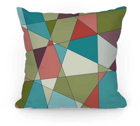 Geometric Mosaic Pattern - Cushion (484x484), Png Download