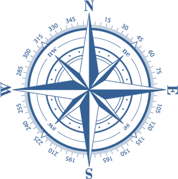 Retirment - Ancient Compass Rose Map (374x376), Png Download