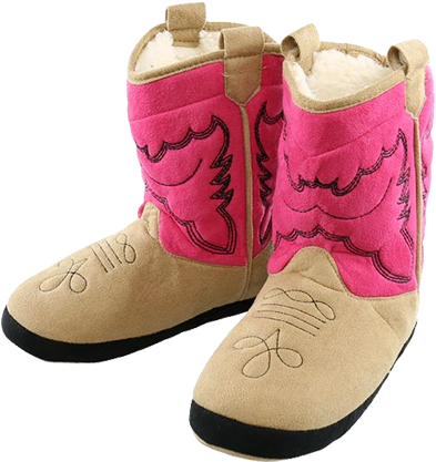 Lazy One Cowboy Boot Slipper - Sandal Cowboy Boot (500x500), Png Download