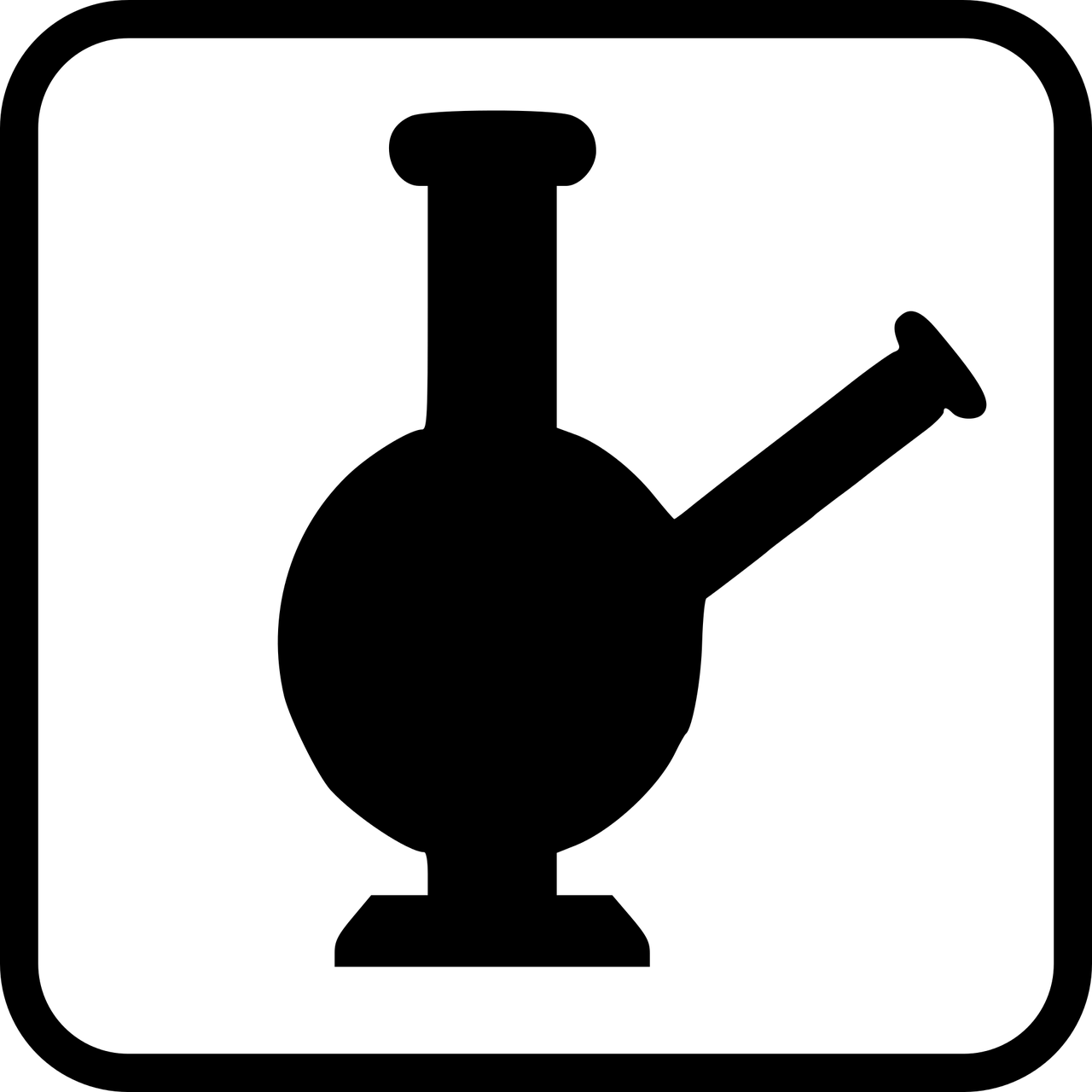 If You Like To Smoke Weed, You Probably Have Used A - Bong Clipart Png (1280x1280), Png Download