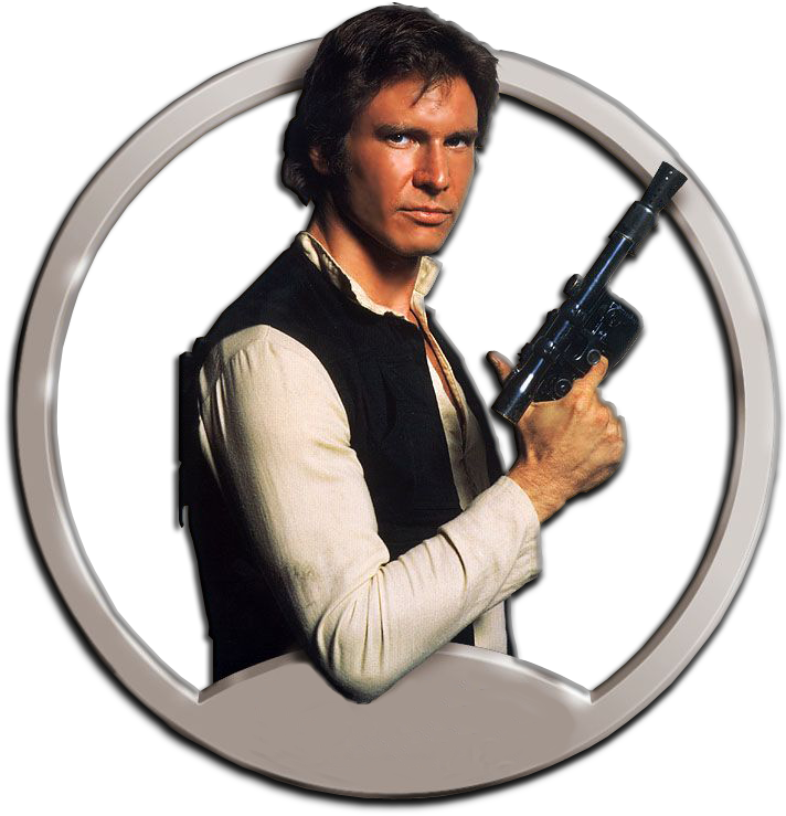 6978 Render Han Solo - Han Solo Emilia Clarke (1024x768), Png Download