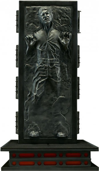 Han Solo In Carbonite Sixth Scale From Sideshow Collectibles - Star Wars Han Solo In Carbonite (600x600), Png Download