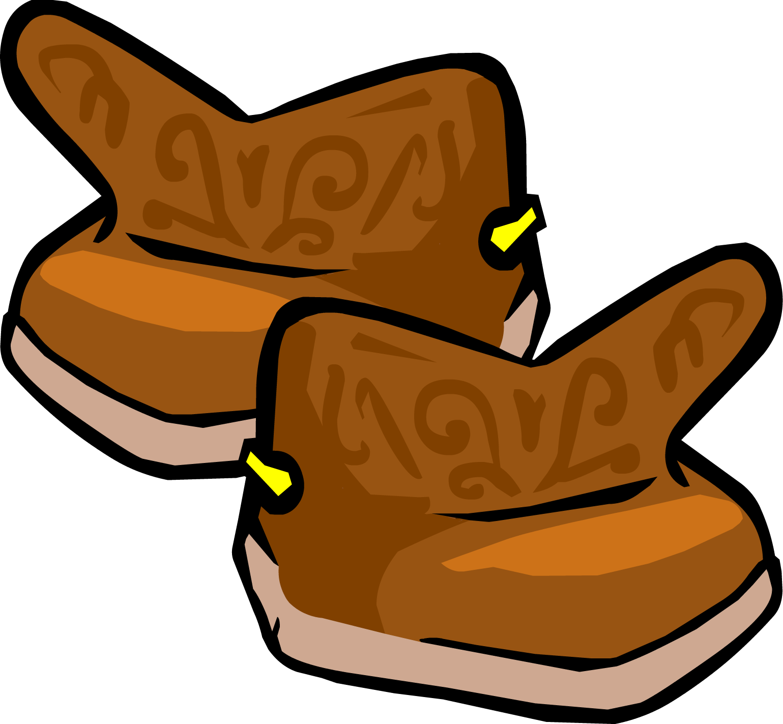 Cowboy Boots - Boots Club Penguin (1539x1423), Png Download