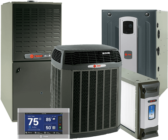 Customer Satisfaction - Trane Air Conditioners (590x490), Png Download