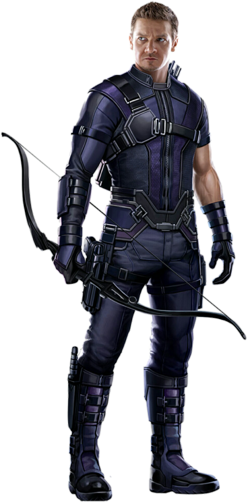 Hawkeye Png Render By Mrvideo Vidman D9y5je8 2 - Captain America Civil War Hawkeye (522x1041), Png Download