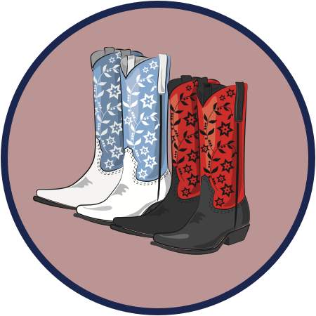 Your Boots, Your Way - Cowboy Boot (450x450), Png Download