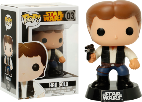 Star Wars Funko Pop Han Solo - Star Wars Pop Han Solo (480x347), Png Download