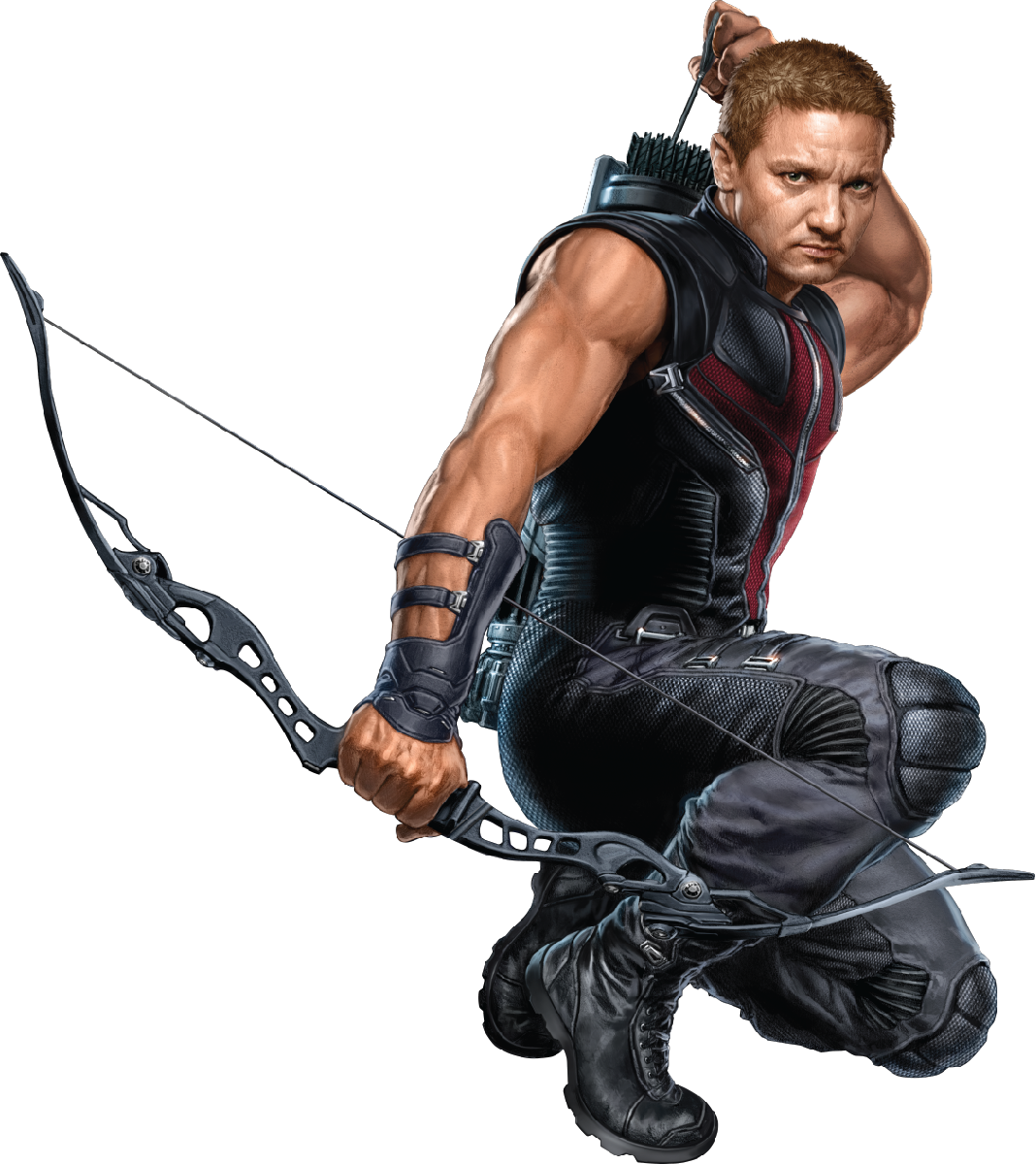 Hawkeye Marvel Movie - Justice League Arrow Png (1068x1200), Png Download