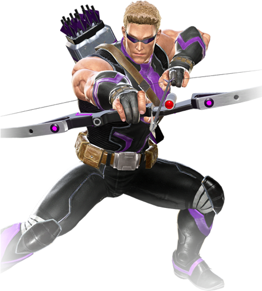 Hawkeye - Hawkeye Marvel Vs Capcom Infinite (535x708), Png Download