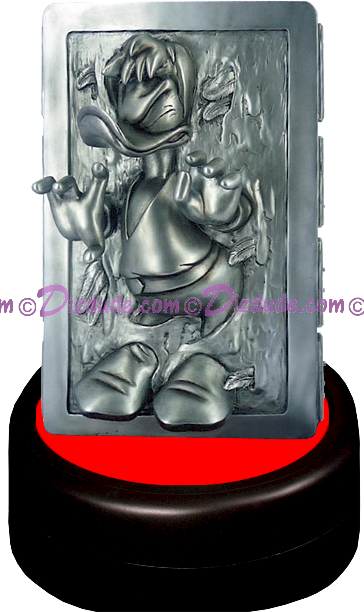 Donald Duck As Han Solo In Carbonite Medium Big Fig - Donald Duck Han Solo Carbonite (1200x2054), Png Download
