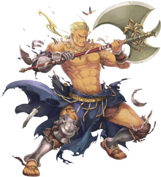 Hawkeye Desert Guardian Btlface D - Fire Emblem Heroes Hawkeye (340x388), Png Download