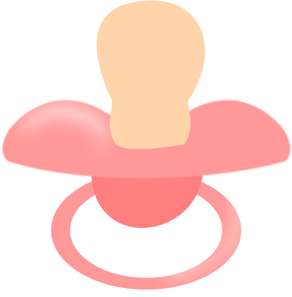Svg Royalty Free Stock Pacifier Drawing At Getdrawings - Pacifier Clipart Transparent Background (600x595), Png Download