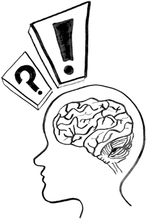 head human brain thinking sketch Stock Vector Image & Art - Alamy