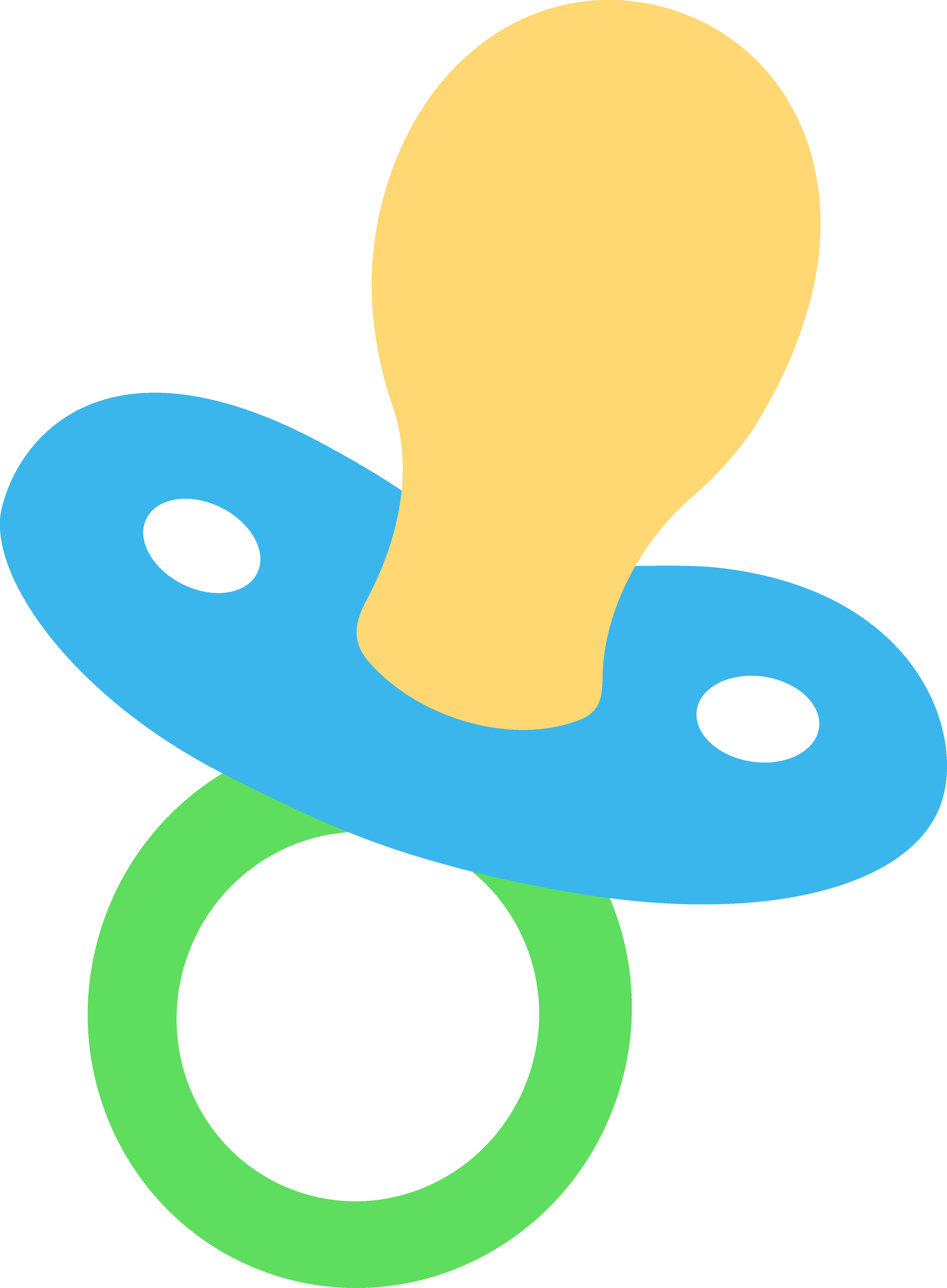 Printable Pacifier Clipart - Clipart Pacifier (698x950), Png Download
