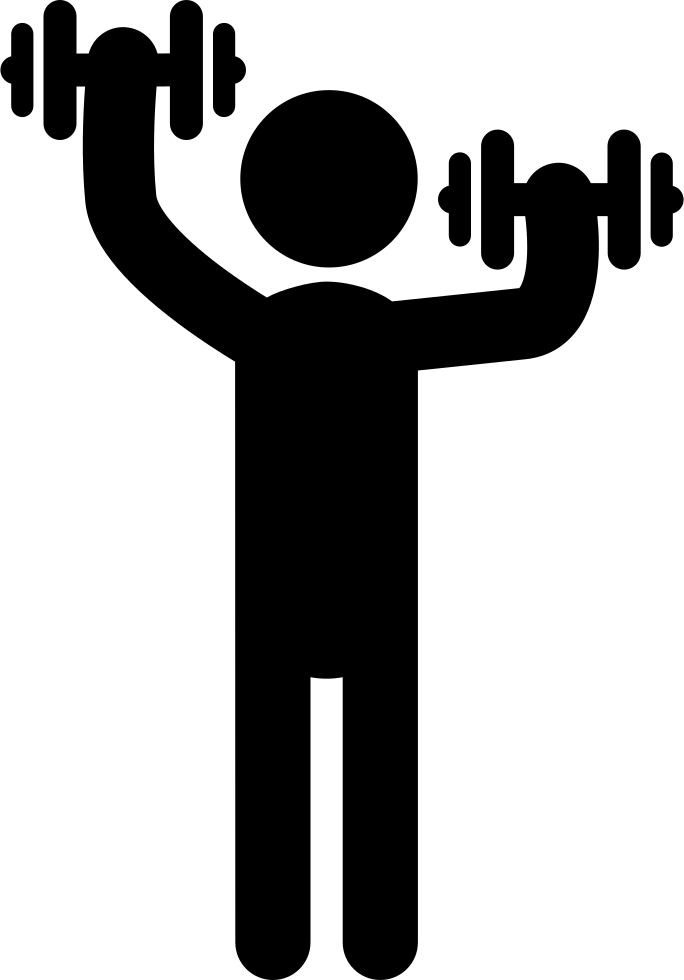 Png File - Dumbbells Icon (684x980), Png Download