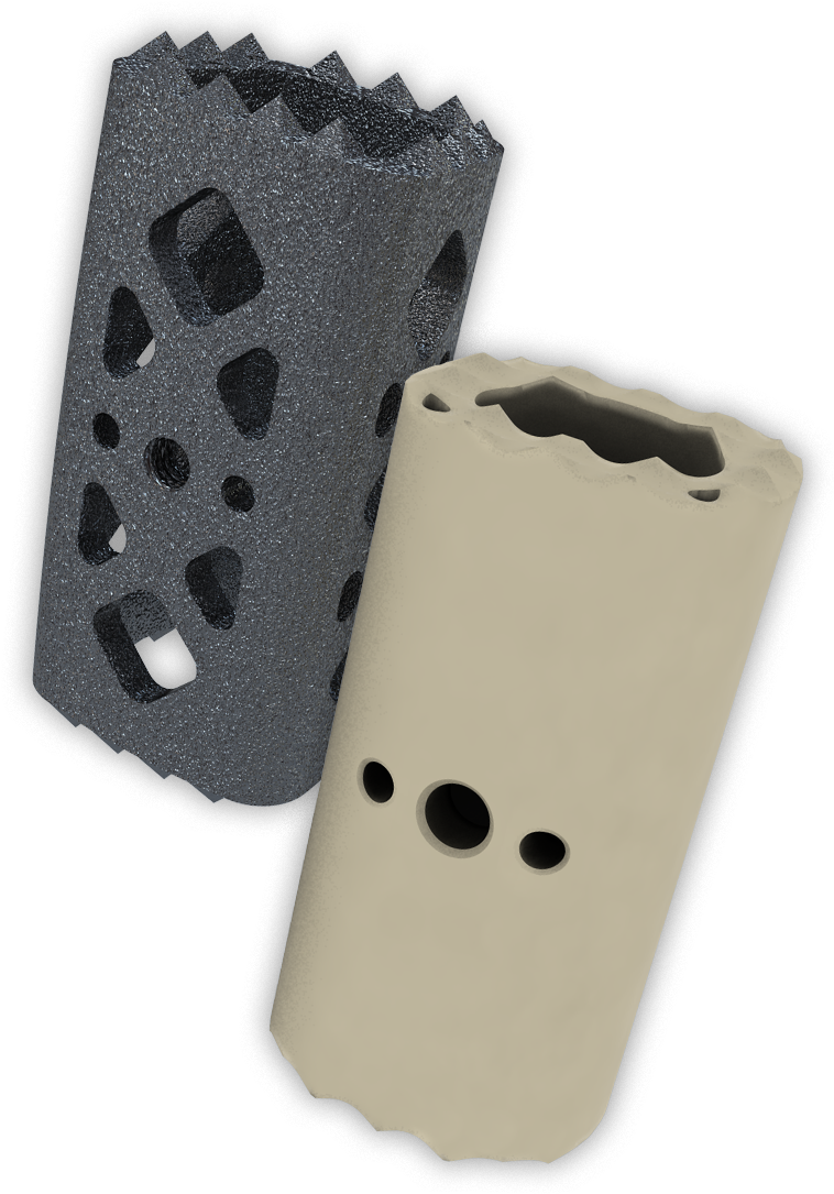 Made From Radiolucent Peek, Hawkeye™ Comes In A Variety - Blade (916x1157), Png Download