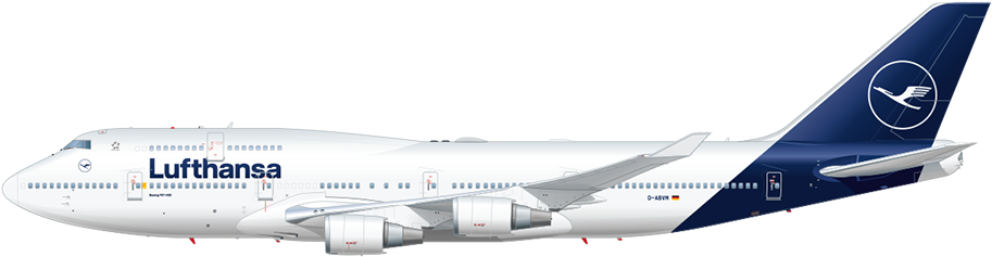 A321 Lufthansa New Livery (980x340), Png Download
