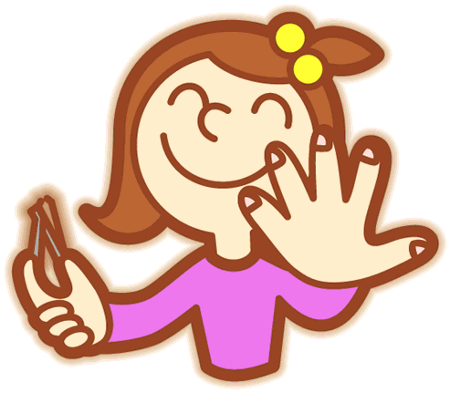 Download Hair Clipart Tied Back Personal Hygiene Images Cartoon