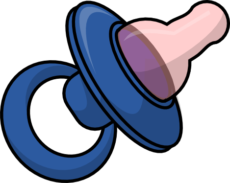 Free Pacifier Clip Art - Baby Nipple Clip Art (469x374), Png Download