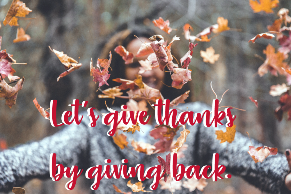 Give Thanks Campaign (1000x667), Png Download