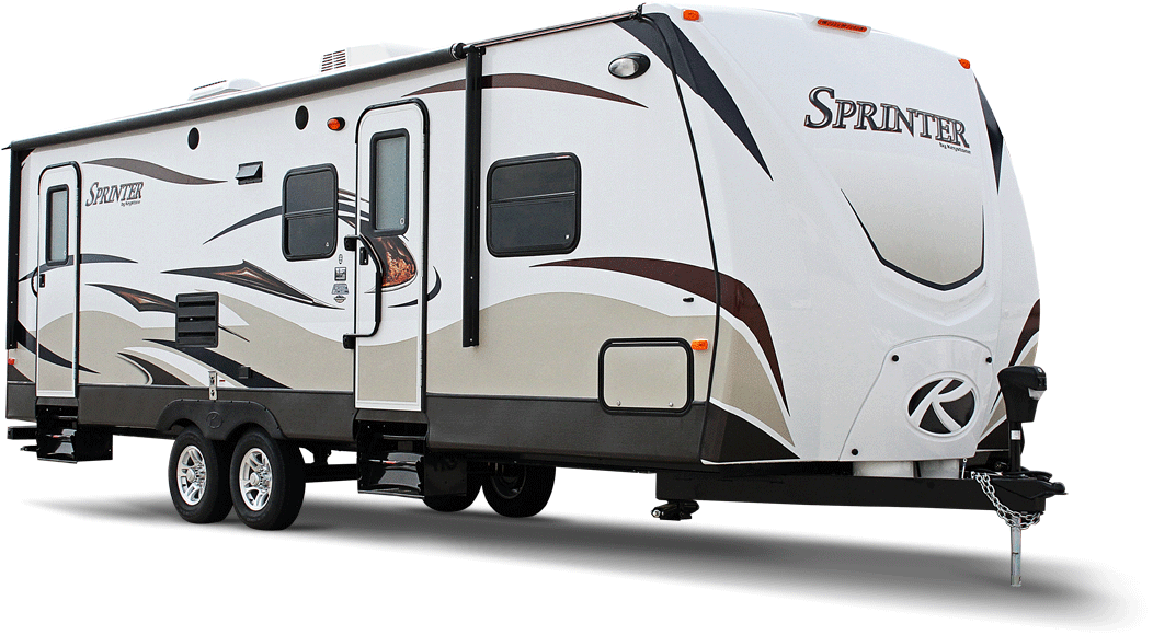 Jpg Freeuse Stock May Rving Is Easy At Lerch Pennsylvanias - 2012 Keystone Sprinter Travel Trailer (1200x718), Png Download
