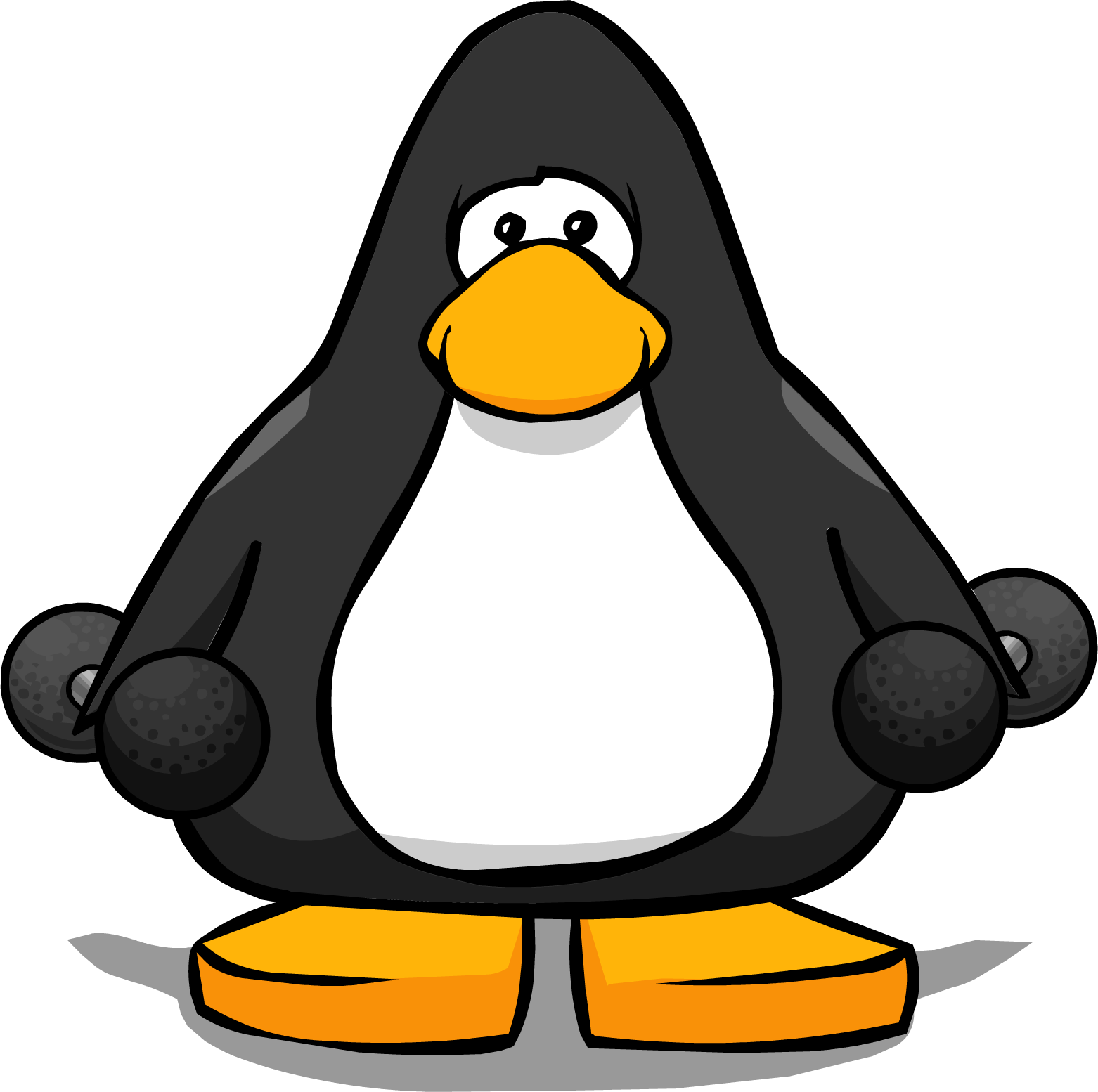 Download Dumbbells Pc - Club Penguin Black Penguin PNG Image with No  Background 