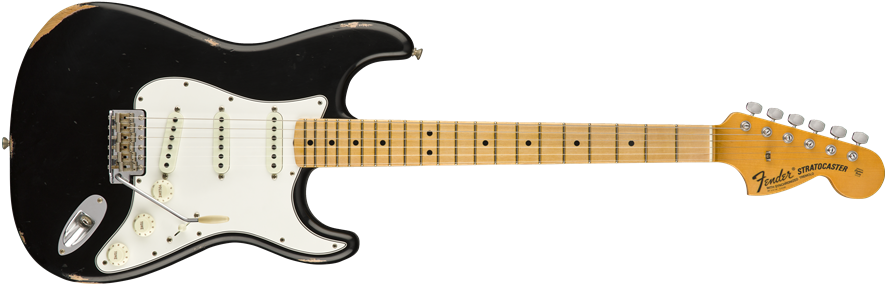 Fender Stratocaster American Traditional (886x300), Png Download