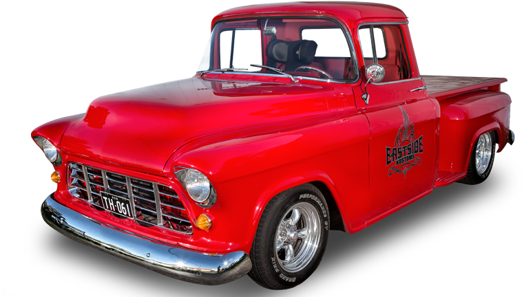 1955 Chev Apache Shortbed Pickup - Chevy Muscle Cars Png (900x448), Png Download