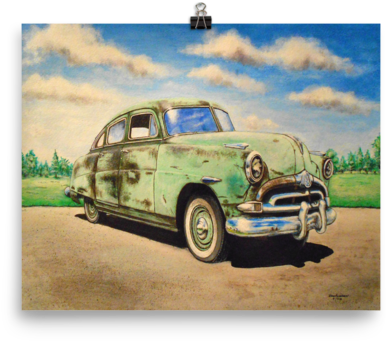 1952 Hudson Pacemaker Poster - Borgward Isabella (600x600), Png Download
