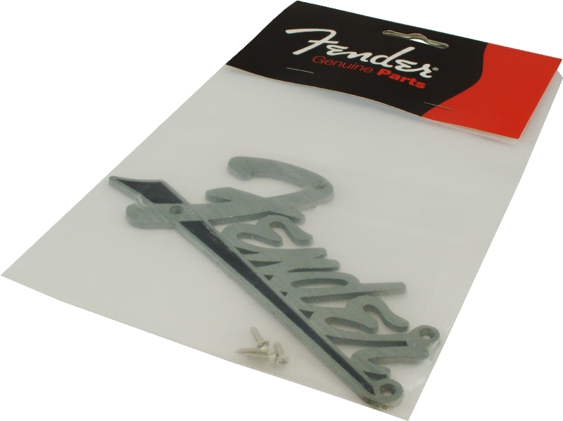 Fender, Flat Image - Fender Replacement Silverface Amp Logo (800x599), Png Download